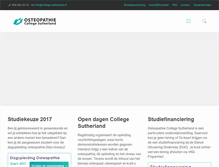 Tablet Screenshot of college-sutherland.nl